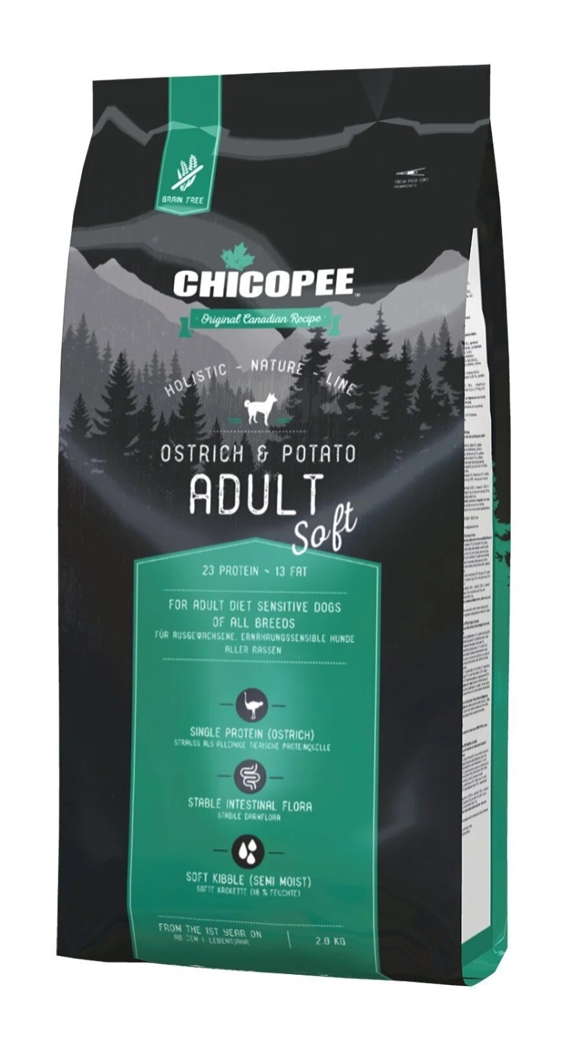 Chicopee HNL Soft Adult Ostrich & Potato koeratoit 12kg