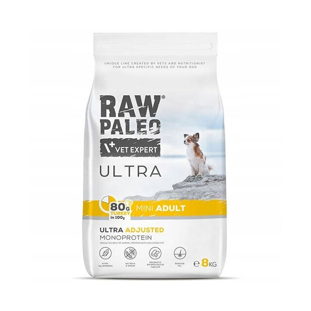 RAW PALEO KOERA TÄISSÖÖT ULTRA MINI KALKUN 8KG