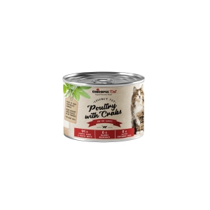 Chicopee Gourmet Poultry with Crabs konserv kassidele 195g