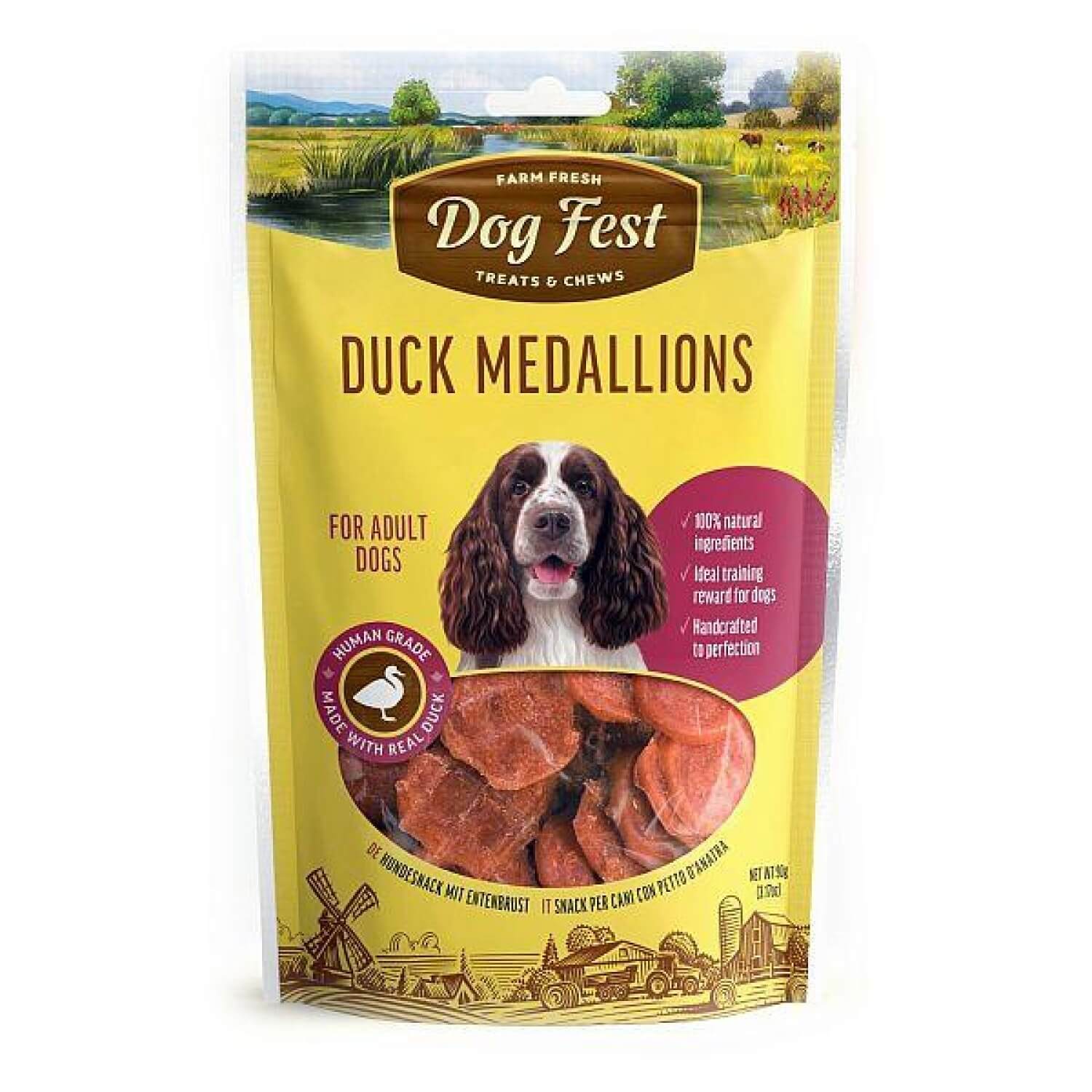 Dog Fest pardiliha medaljonid koertele 90g