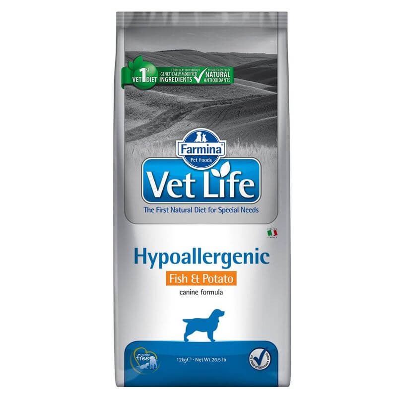 Farmina Vet Life Dog Hypoallergenic Fish&Potato 12kg