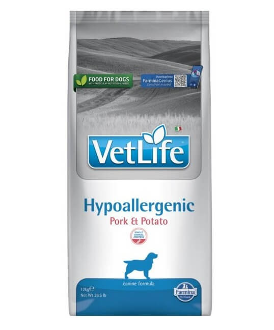 Farmina Vet Life Dog Hypoallergenic Pork&Potato 12kg