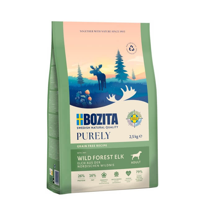 Bozita Dog Purely Adult ELK GRAIN FREE 2,5kg