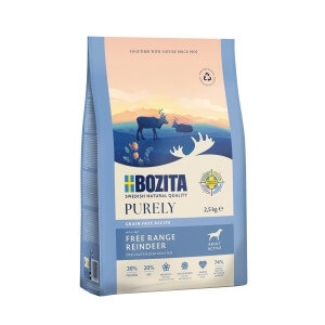 Bozita Dog Purely Adult Active REINDEER GRAIN FREE 2,5kg