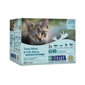 Bozita Chunks in Sauce with Fish and Meat Multibox 12x85g