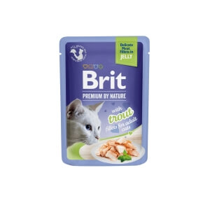 Brit Premium Delicate Trout Fillets in Jelly märgtoit kassidele 85g