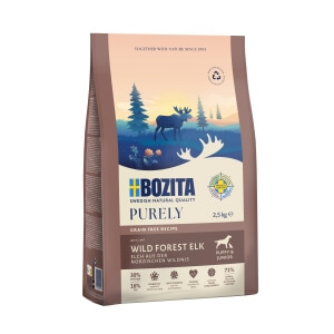 Bozita Dog Purely Puppy&Junior Elk Grain Free 2,5kg