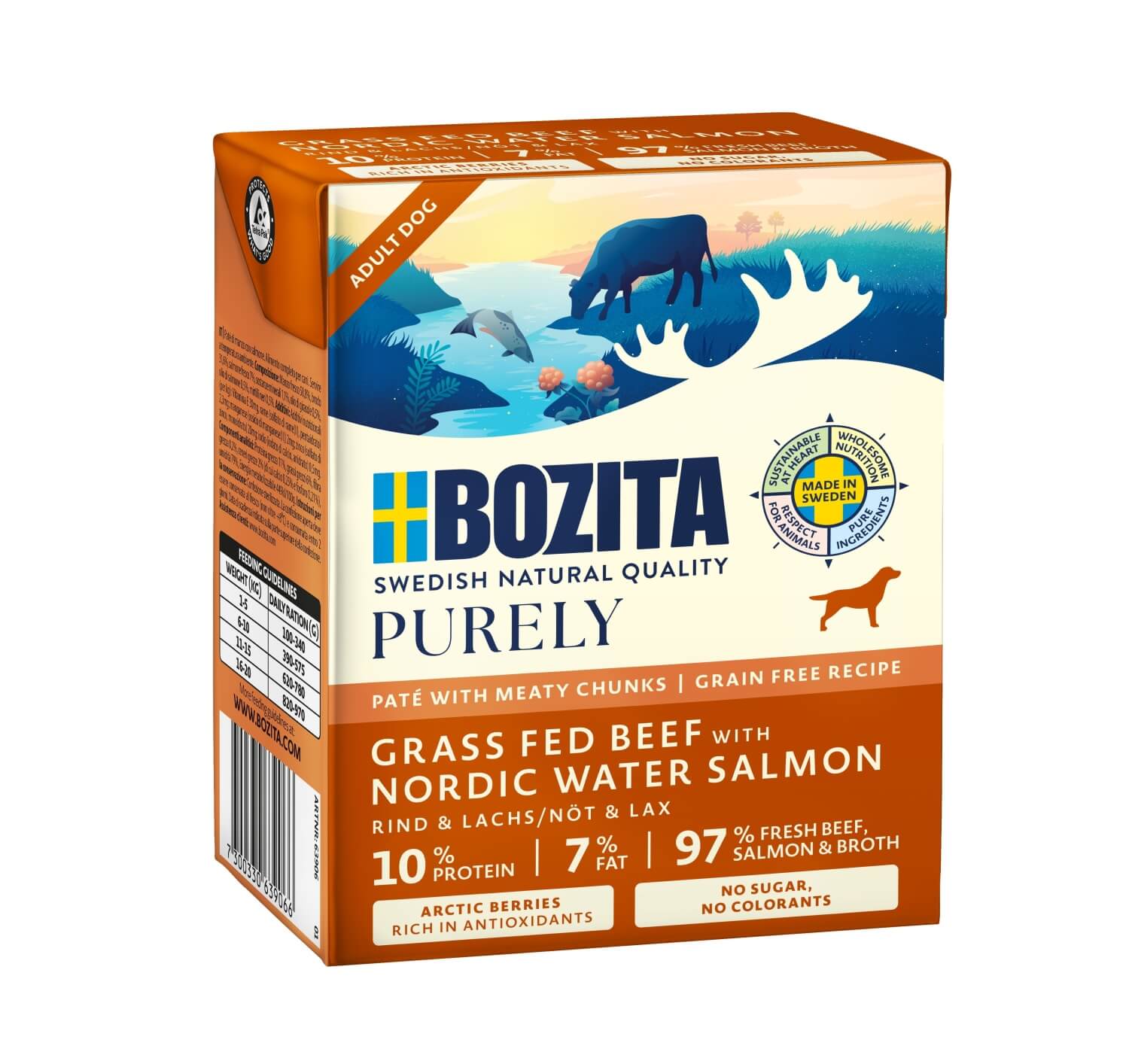 Bozita Purely Beef & Salmon 6x370g