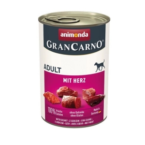 ANIMONDA GranCarno Dog adult loomaliha+südamed 400g