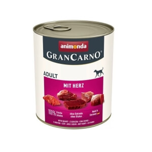 ANIMONDA GranCarno Dog adult loomaliha+südamed 800g