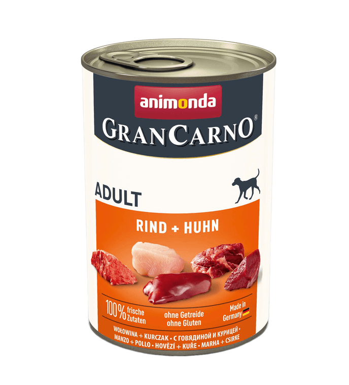 ANIMONDA GranCarno Dog adult loomaliha+kana 400g