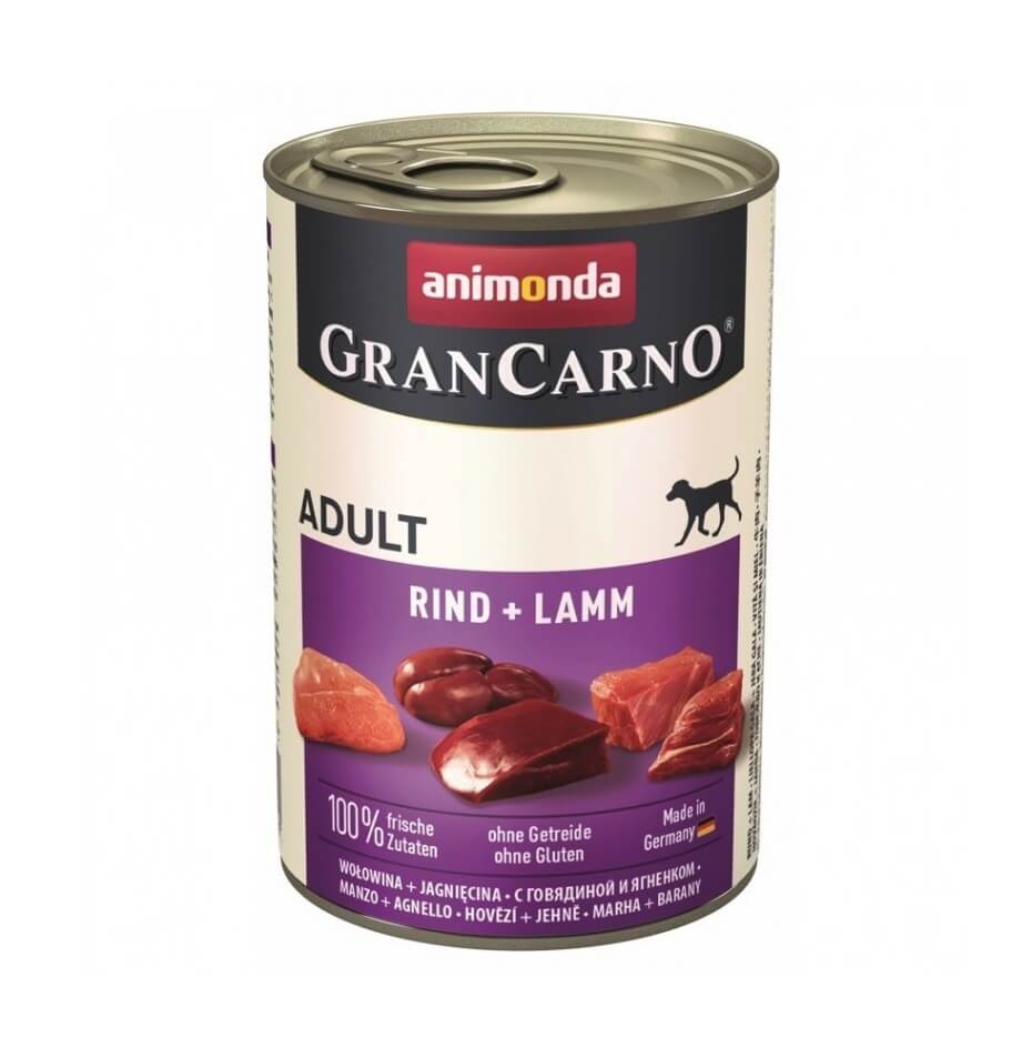 ANIMONDA GranCarno Dog adult loomaliha+lammas 400g