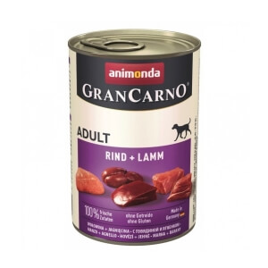 ANIMONDA GranCarno Dog adult loomaliha+lammas 400g