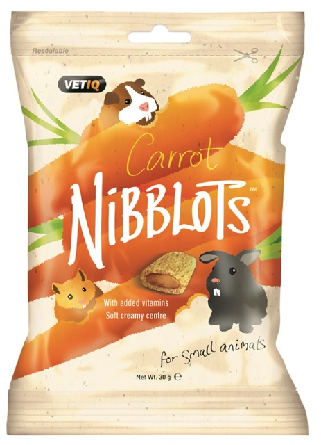 VETIQ Nibblots väikelooma maius porgandiga, 30g