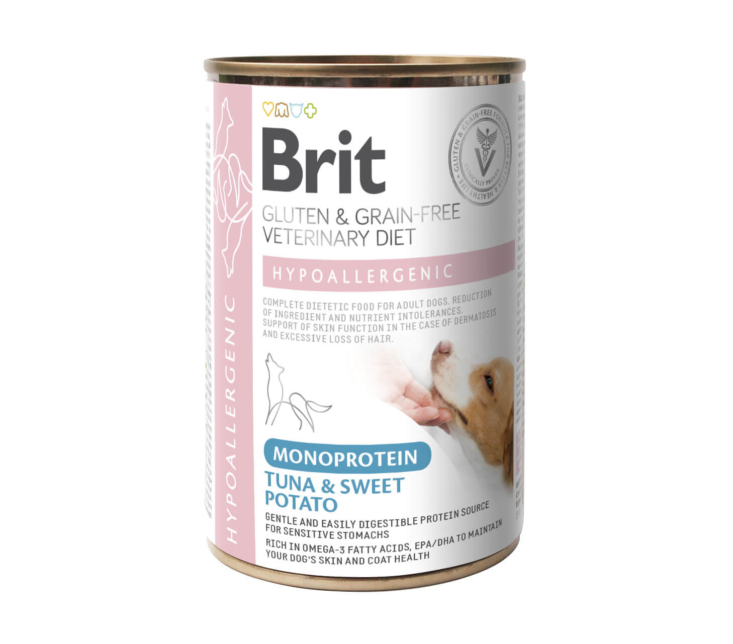 Brit Veterinary Diet Hypoallergenic Monoprotein Tuna konserv koerale 400g