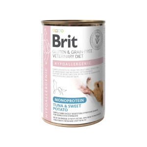 Brit Veterinary Diet Hypoallergenic Monoprotein Tuna konserv koerale 400g