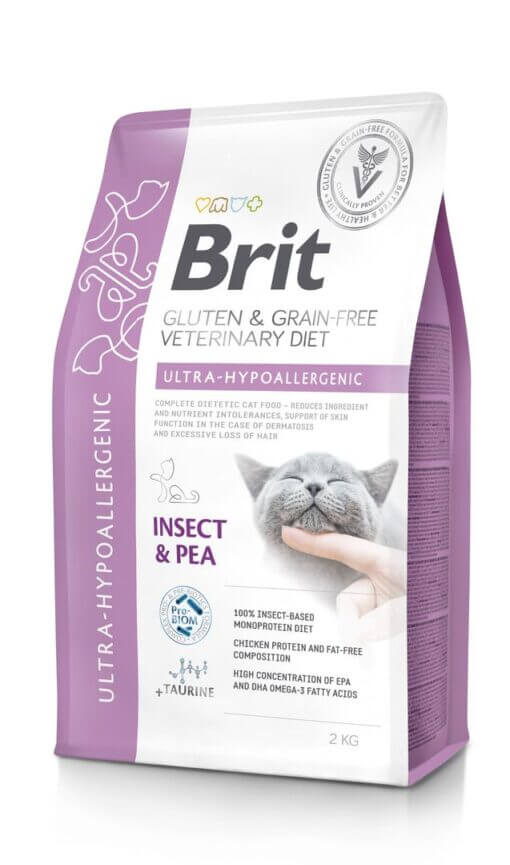 Brit Veterinary Diet Ultra-Hypoallergenic erisööt kassidele 2kg