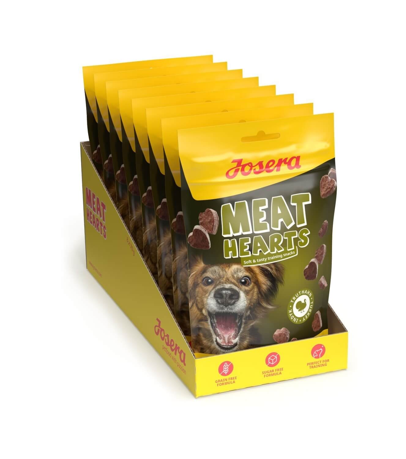 Josera Meat Hearts Turkey 8x70g