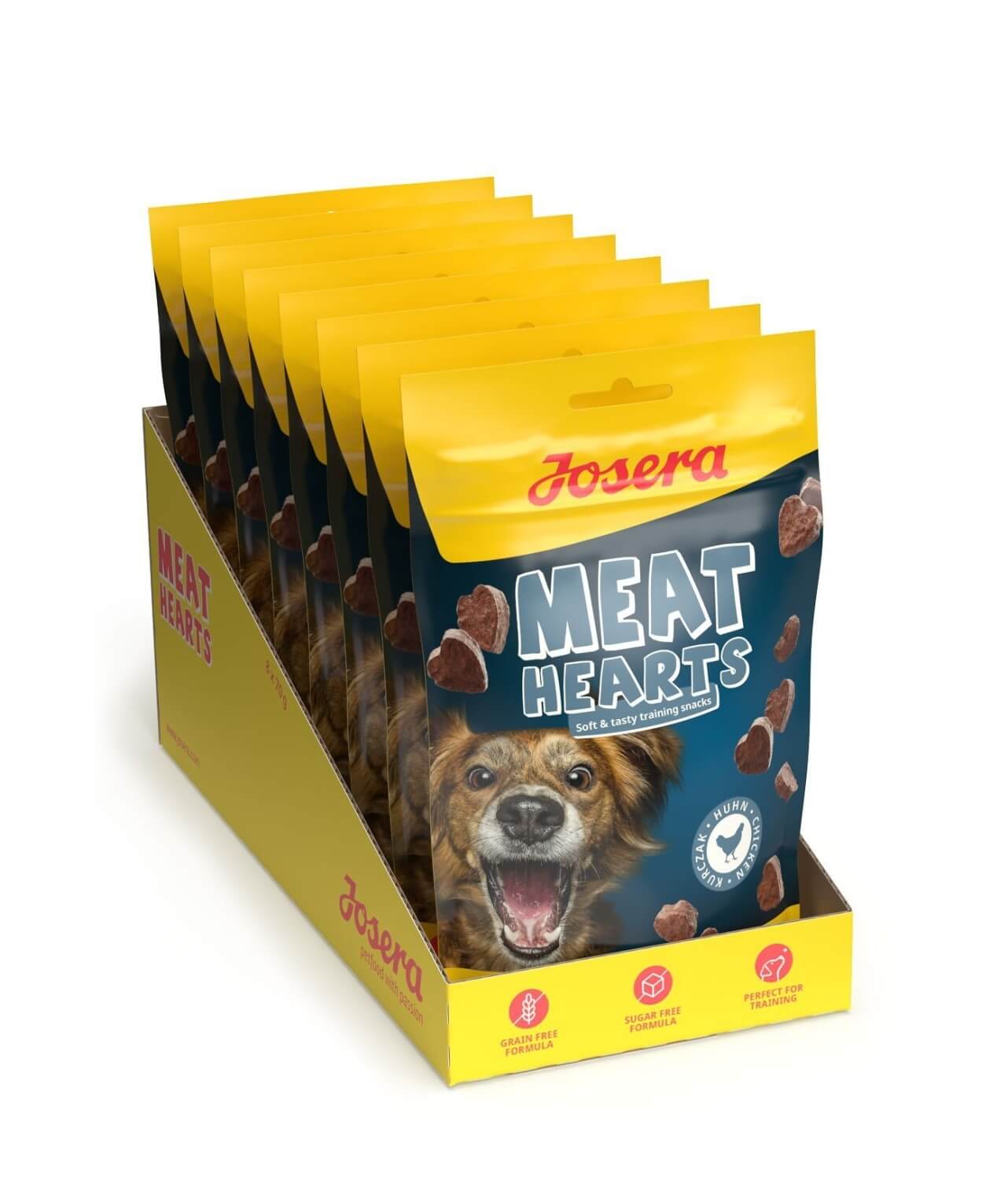 Josera Meat Hearts Chicken 8x70g