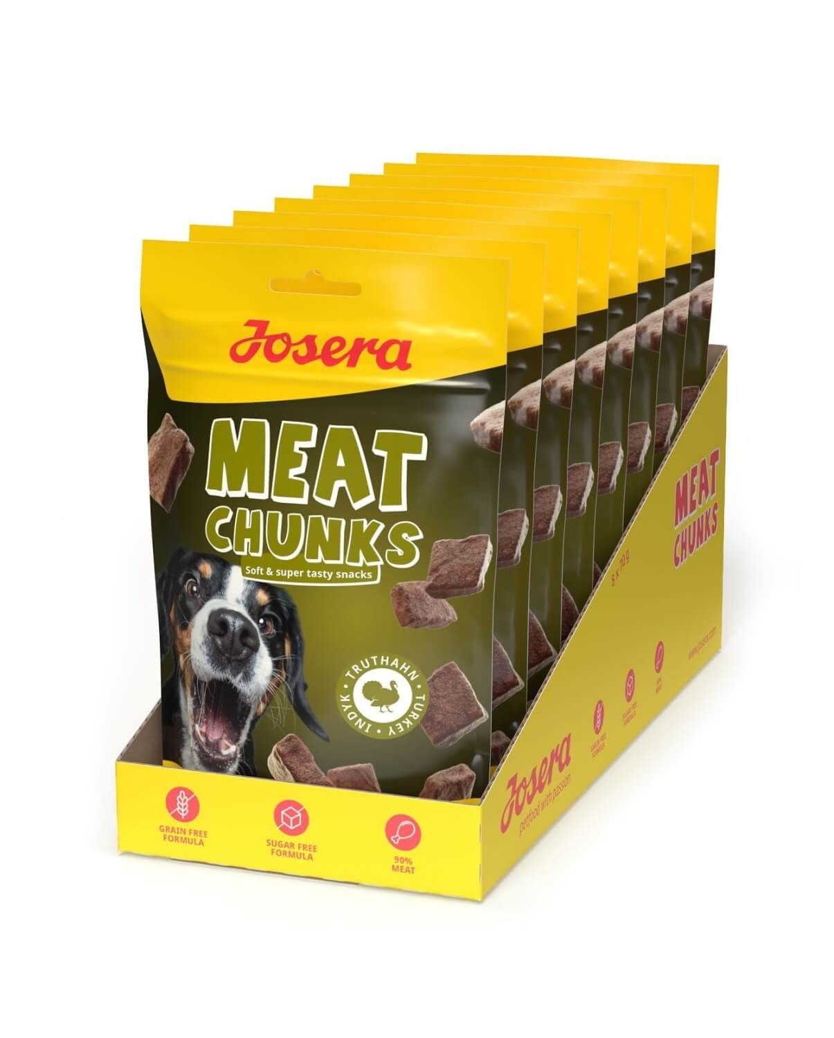 Josera Meat Chunks Turkey 8x70g