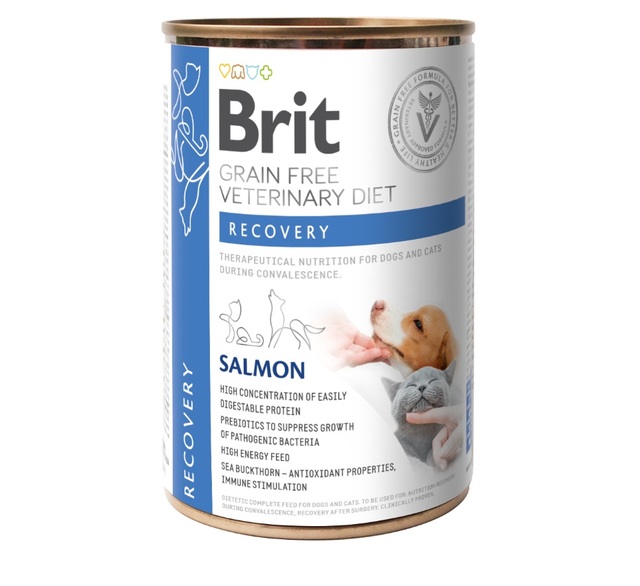 Brit GF Recovery eritoit, konserv koertele ja kassidele 400 g