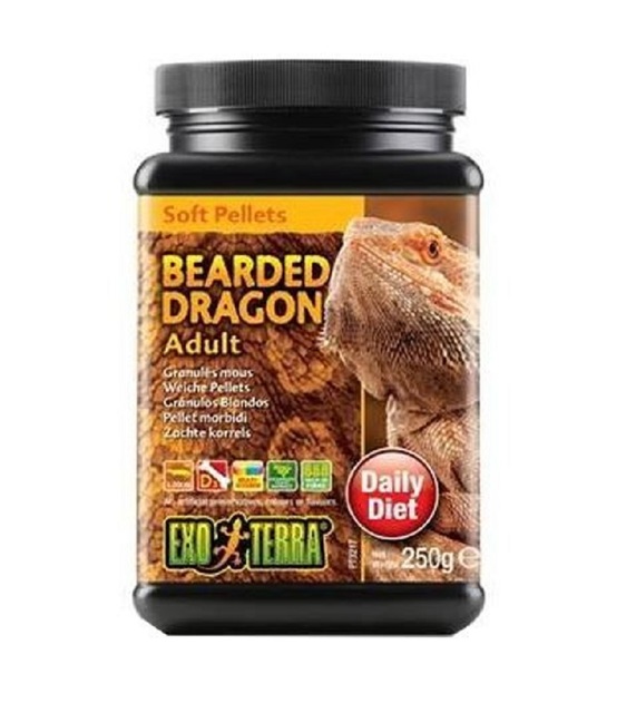 Exo Terra Bearded Dragon sööt täiskasvanud sisalikele, 250 g