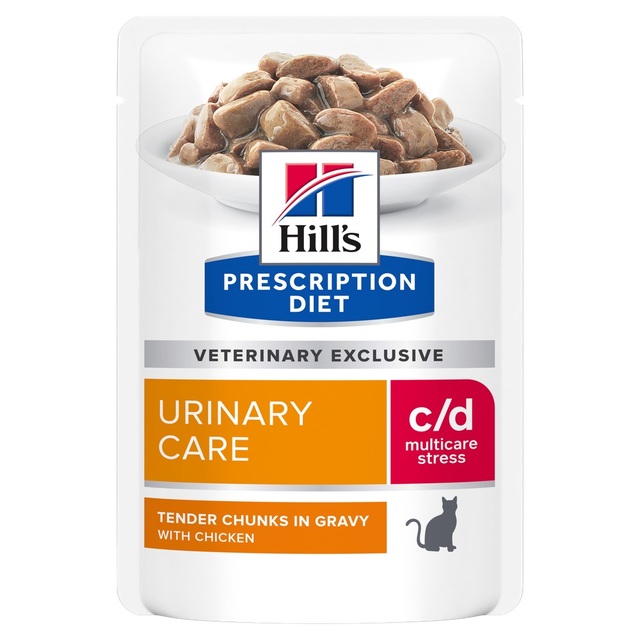 Hill's Prescription Diet C/D Stress kassi einekotike kanaga 85g 12TK