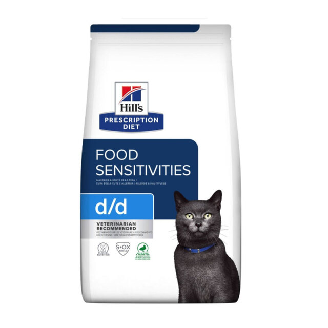 Hill's Prescription Diet d/d kassitoit pardiliha & hernega 1,5kg