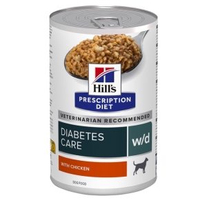 Hill's Prescription Diet w/d konserv koerale kanaga 370 g