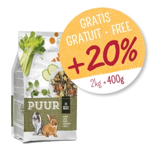 Täissööt PUUR Rabbit 2kg + 400g küülikutele