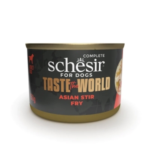 Schesir Taste The World жареный рис с курицей влажный корм для собак 150г