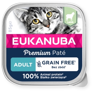 EUKANUBA Adult с бараниной влажный корм для кошек 85 г