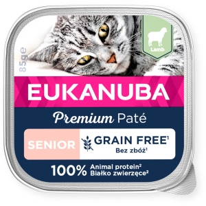 EUKANUBA Senior lambalihaga kassikonserv 85 g