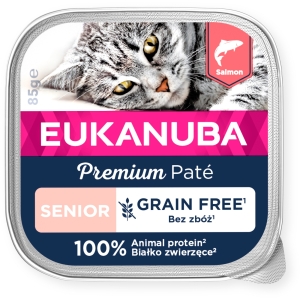 EUKANUBA Senior lõhega kassikonserv 85 g