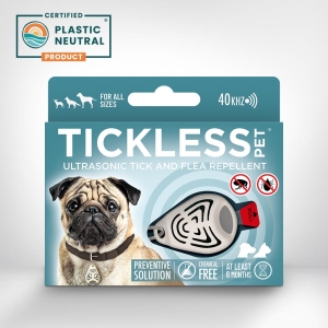 TICKLESS PET Ультразвуковой кулон против клещей и блох, бежевый