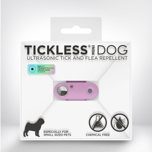 TICKLESS MINI DOG Ультразвуковой кулон против клещей и блох, фиолетовый