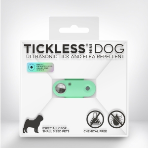 TICKLESS MINI DOG Ультразвуковой кулон против клещей и блох, мятно-зеленый