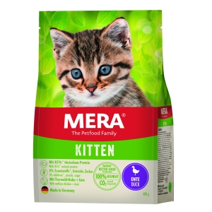 Mera Cats Kitten сухой корм для котят Утка 400г