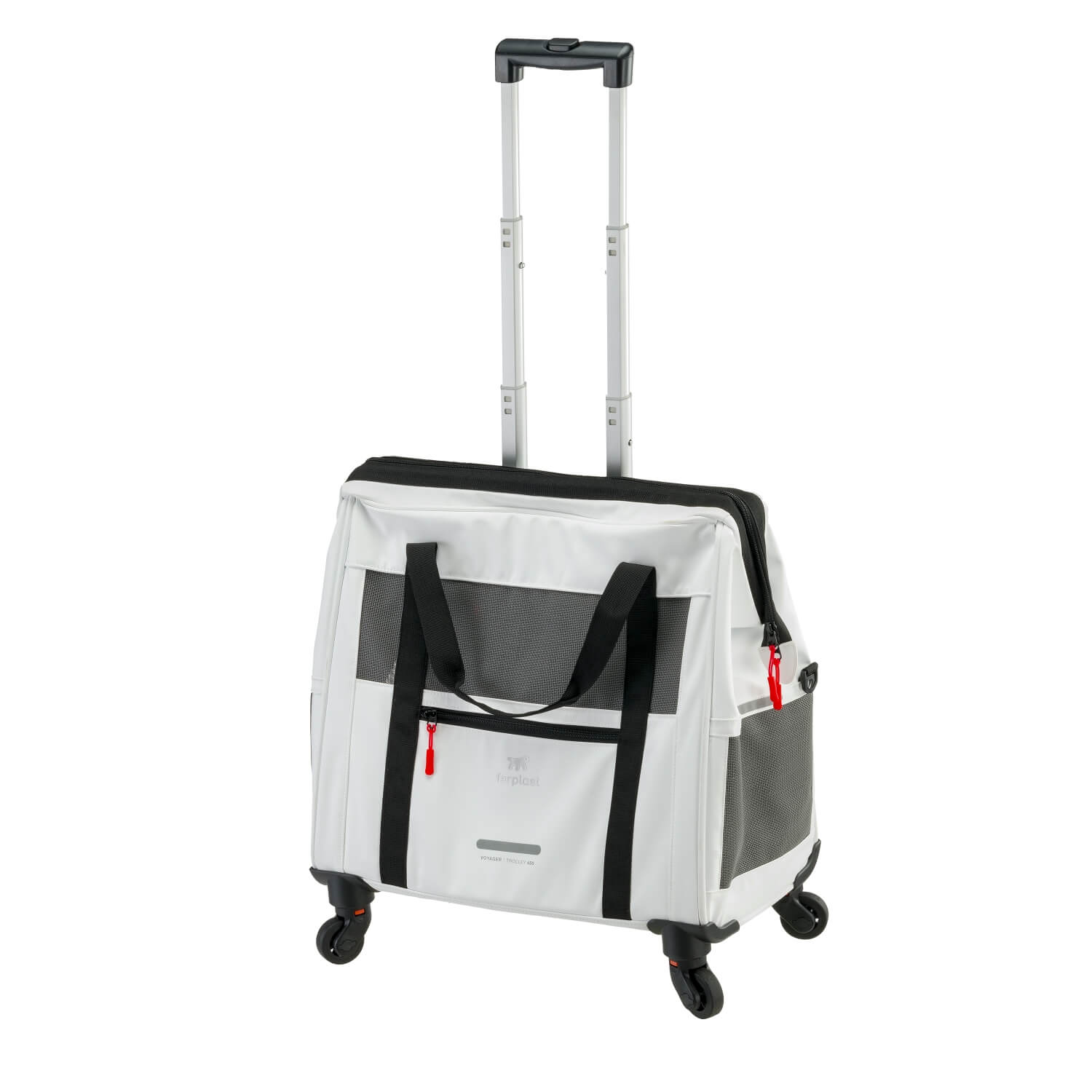 Сумка-переноска с колесами Voyager Trolley 46 x 26 x 48 см  белая