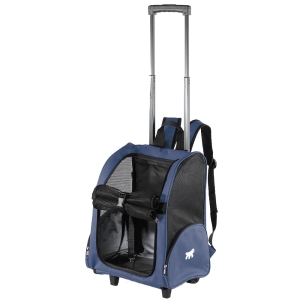 Сумка-переноска с колесами Trolley 32 x 28 x 51 см синяя
