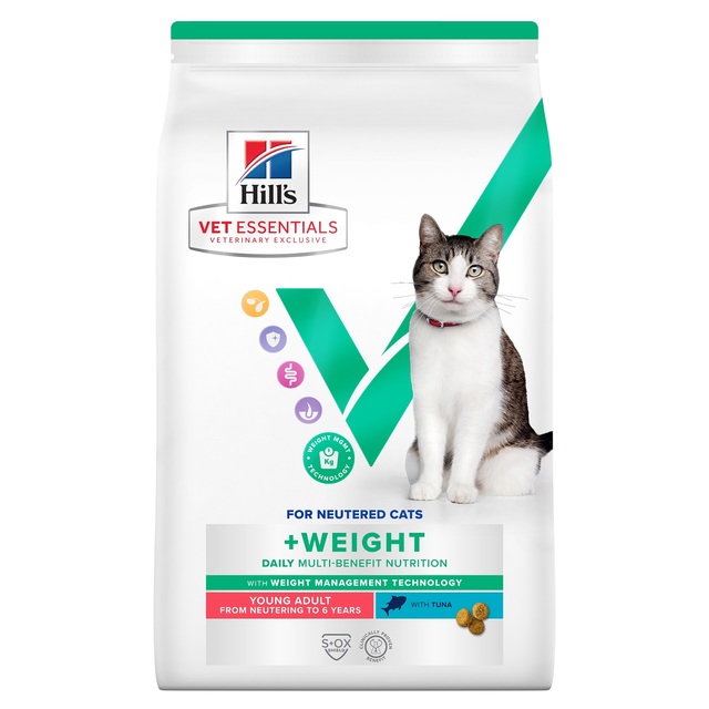 Hill's VE MB+Weight kuivtoit noortele kassidele tuunikalaga 1,5 kg