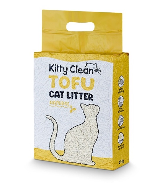 Kitty Clean kassiliiv Tofu Natural 2,5 kg