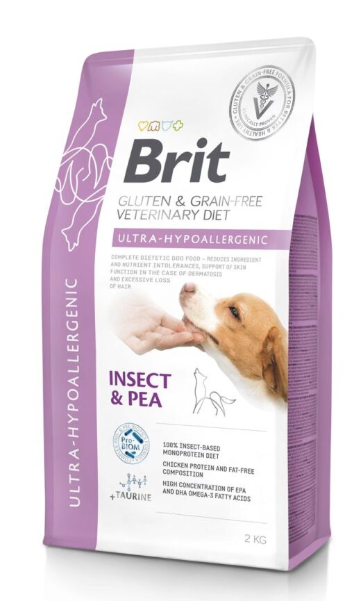 Brit Veterinary Diet Ultra-Hypoallergenic erisööt koertele 2kg