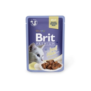 Brit Premium Cat Delicate Beef Fillets in Jelly märgtoit kassidele 85g