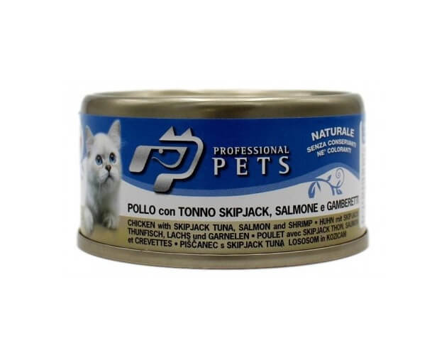 Professional Pets Chicken with Tuna, Salmon & Shrimps 70g