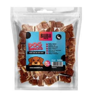 Bubu Pets koeramaius küüliku- ja tursakuubikud 500g