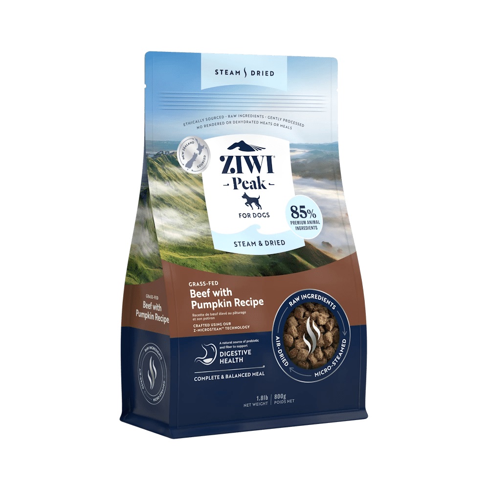 Ziwi Peak Steam & Dried Beef koeratoit 800g