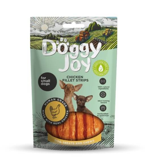 Doggy Joy chicken fillet strips närimismaiused koerale 55g