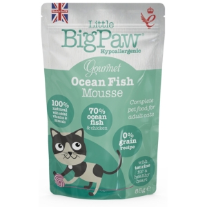 Little Bigpaw kassi einekotike Mousse ookeanikalaga 85 g