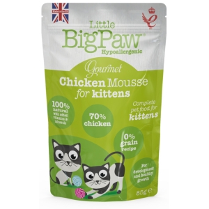 Little Bigpaw kassipoja einekotike Mousse kanaga 85 g
